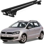 Today Auto Venüs Volkswagen Polo (2009-2017) Uyumlu Siyah Ara Atkı Port Bagaj Tavan Barı - Volkswagen Polo uyumlu