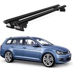 Today Auto Volkswagen Golf 7 (2012 ve Sonrası) Uyumlu Siyah Ara Atkı Port Bagaj Tavan Barı - Yüksek tavan çıtalı araçlar