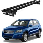 Today Auto Volkswagen Tiguan (2003-2011) Uyumlu Siyah Ara Atkı Port Bagaj Tavan Barı - Yüksek tavan çıtalı araçlar