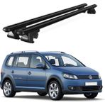 Today Auto Volkswagen Touran Cross (2006 ve Sonrası) Uyumlu Siyah Ara Atkı Port Bagaj Tavan Barı - Tavan barı seti