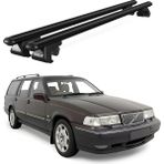 Today Auto Volvo V90 Sw (1997-1999) Uyumlu Siyah Ara Atkı Port Bagaj Tavan Barı