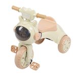 Toddler üç Tekerlekli Bisiklet, Katlanabilir Yürümeye Başlayan çocuk Trike 1 Ila 4 yaş Için Müzik ışığı Ile Elektrikli üç Tekerlekli Bisiklet