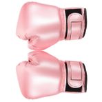 Toddmomy 1 Çift Çocuklar Boks Eldiveni Pembe Müsabaka Boks Eldiveni Kickboks Için Genç Eğitim Eldiveni Boks Torbası Odak Pedleri Mma Thai Pad
