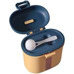 Toddmomy 1 Takım Süt Tozu Kutusu Çocuk Aperatif Kabı Yiyecek Dağıtıcısı Bebek Abur Cubur Kabı Taşınabilir Formül Dağıtıcı Bebek Maması Kapları Gıda Kapları Yüksek Kapasiteli Pp Seyahat Taç