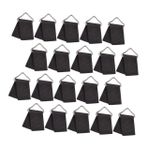 Toddmomy 20 Set Trampolin Üçgen Tokaları Trampolin Mesh Için Metal Üçgen V Şekilli Dokuma Yüksek Mukavemet Ve Sağlam Yapı