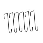 Toddmomy 6 Kanca Demir Kanca Çiçek Sepeti Askısı Balkon Askısı Çiçek Sepeti Çit Kancası Asılı Sepet Kancası Duvar Askısı Dekoratif Kanca Metal Sepet Askısı Saksı Askısı