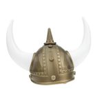 Toddmomy Sahne Donanımı Viking Boynuz Şapka Viking Yetişkin ı Cosplay Içki Şapkası Erkekler Için Viking ı Viking Öküz Boynuz Şapkası Şapka Saç Aksesuarları Çocuk Balo Plastik Elbiseler