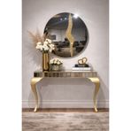 todek home Glory Aynalı Dresuar - Boyalı Lükens Ayak - 110x90x40 cm