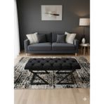 Todek Home Nox Puf Siyah - 105x40