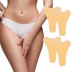 TOEECY 4 adet deve burnu kapatıcı, deve burnu kapatıcı, Y şeklinde, tekrar kullanılabilir, izsiz, görünmez, dikişsiz, deve parmağı koruması, mayo, yoga pantolonu, bikini, Açık ten rengi - 2, Ölçü
