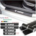 Tofaş 4 Adet Karbon Kapı Eşiği Sticker