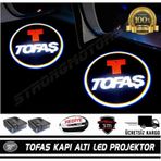 Tofaş Araçlar İçin Pilli Yapıştırmalı Kapı Altı Led Logo