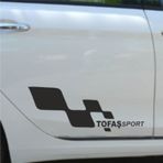Tofaş Çamurluk Yapıştırma Yan kapı Sport Oto Sticker Sağ Sol 2 Ad