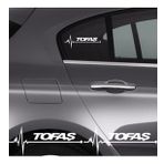 Tofaş Doğan İçin Uyumlu Aksesuar Oto Ritim Sticker 2 Adet 20 9 Cm