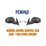 Tofaş Doğan Şahin Kartal Slx Uyumlu Sağ + Sol Dış Ayna Takımı