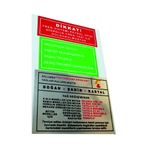 Tofaş Murat 131 / Doğan / Şahin / Kartal / Slx Motor İç Etiketi 8514409002791