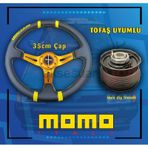 Tofaş Şahin 1997 Üstü Uyumlu 35cm Momo Spor Dierksiyon Ve Göbeği İnce Diş Freze Sarı Detaylı