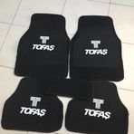 Tofaş Şahin Logolu Siyah Halı Paspas Seti