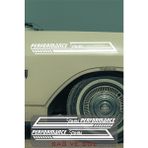 Tofaş Şahin Yan Şerit Performance Oto Araba Sticker Sağ ve Sol Beyaz 55*16 cm - 55x16