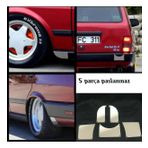 Tofas Yazisiz Krom Set 5 Parca Tofas Tampon Ve Marspiyel Krom Set Egzoz Birinci Sinif Paslanmaz