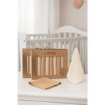 TOFFERS Bebek Naturel Özel Seri 7'li %100 Pamuklu Kutulu Basic Ağız Mendili