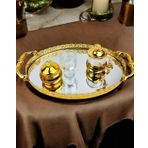 Togetherness Nişan Damat Kahve Tepsisi krem
