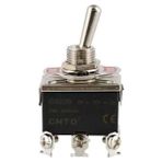 Toggle Switch Cntd (C523B ) On ~ Off ~ On 6 Vida Bacak - Siyah