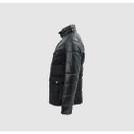 Togo Erkek Şişme Deri Mont [810017], Siyah, 3xl