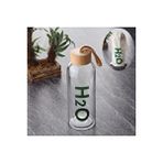 Tohana Bambu Kapaklı, Bez Kılıflı Borosilikat Cam Matara 600ml