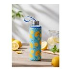 Tohana H2O 500 ml Limon Desen Kılıflı Cam Matara
