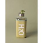 Tohana H2O Kare Kılıflı Pastel Renk Cam Matara 530 ml - Yeşil