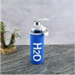 Tohana H2O Kılıflı Cam Matara 1 Litre Mavi H2O87104 - 1 lt