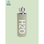 Tohana H2O Kılıflı Cam Matara 750 ml - Haki