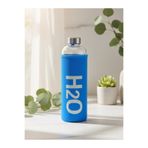 Tohana H2O Kılıflı Cam Matara Mavi 1000 ml