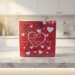 Tohana Happy Valentines Day Kalp Desenli 33x33cm 20'li Kağıt Peçete