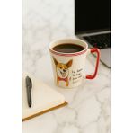 Tohana Pembroke Welsh Corgi Sözlü Kulplu Kupa - Renkli