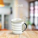 Tohana Porselen Kupa 400Ml Love Serisi Desen1