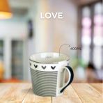 Tohana Porselen Kupa 400Ml Love Serisi Desen2