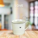 Tohana Porselen Kupa 400Ml Love Serisi Desen4