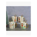 Tohana Porselen Kupa Thn10222 Xms Yılbaşı Kupası 350 Ml, Renksiz