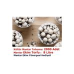 Tohum Gübre 3000 Adet Beyaz Şapkalı Kültür Mantarı Tohumu + 13 Litre Mantar Ekim Torfu Ve Mantar Ekim Yönergesi