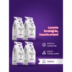 Toi Moi 4Lü Avantaj Paketi Topaklanan, Tozsuz, Koku Hapseden Lavantalı Bentonit Kedi Kumu 4X5lt