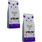 Toi Moi Flora Lavanta Sodyum Bentonit Kedi Kumu 10 Kg (2 ADET)