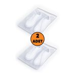 Tois Baby 2 Adet Çamaşır Yıkama Filesi Beyaz Fermuarlı Bölmeli Ayakkabı Yıkama Filesi Torba File