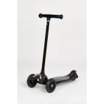Tois Siyah Çocuk Siyah Mitur 3 Tekerlekli Yükseklik Ayarlı Scooter 3+ Yaş 3