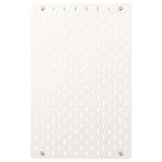 Tok Mark Traders SKÃDIS Pegboard, beyaz, 36 x 56 cm ev ve ofis kullanımı için. Duyuru Panoları. Kağıt ve medya düzenleyiciler. Küçük depolama ve düzenleyiciler. Depolama ve organizasyon. Çevre dostu.