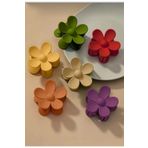 Toka Kutum Soft Pastel Renklerde Papatya Mandal Toka 6'lı pastelrenkli