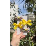 Toka Perisi Summer Flower 4 lü Çocuk Toka Seti-2 Kurdela,2 Poplin Metal Klips Toka