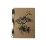 Tokaç Kraft Spiralli Defter 80 Yaprak Çizgili 14 X 21 Cm (A5)