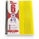 Tokaç U4 4+2 150 Ypr A4 Spr. Ayraçlı Defter 4 Kareli 2 Çizgili